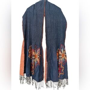 Reversible Bohemian Shawl